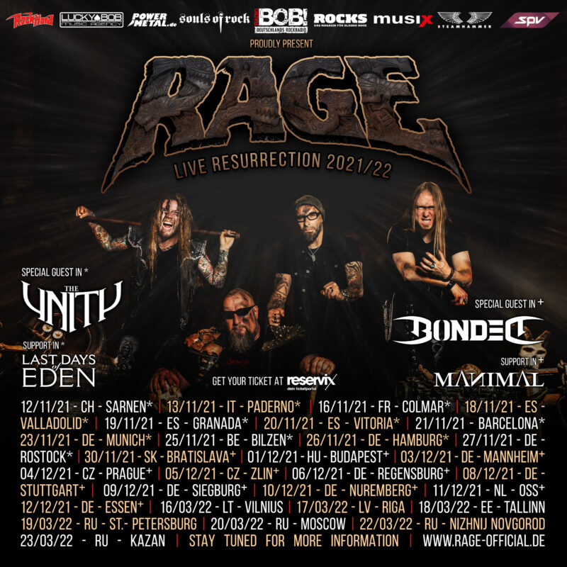 Rage Live Resurrection 2021 2022 Live In Stuttgart 8 12 2021 Universum